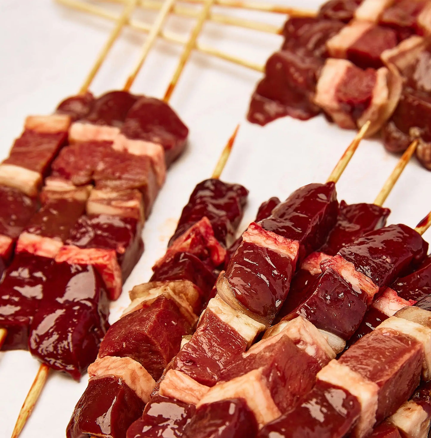 Arrosticini di fegato da 28g in dettaglio