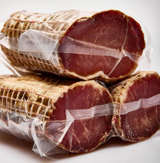 Filetto di maiale stagionato in dettaglio