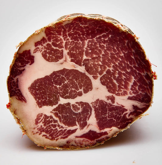 Lonza di maiale stagionata in dettaglio